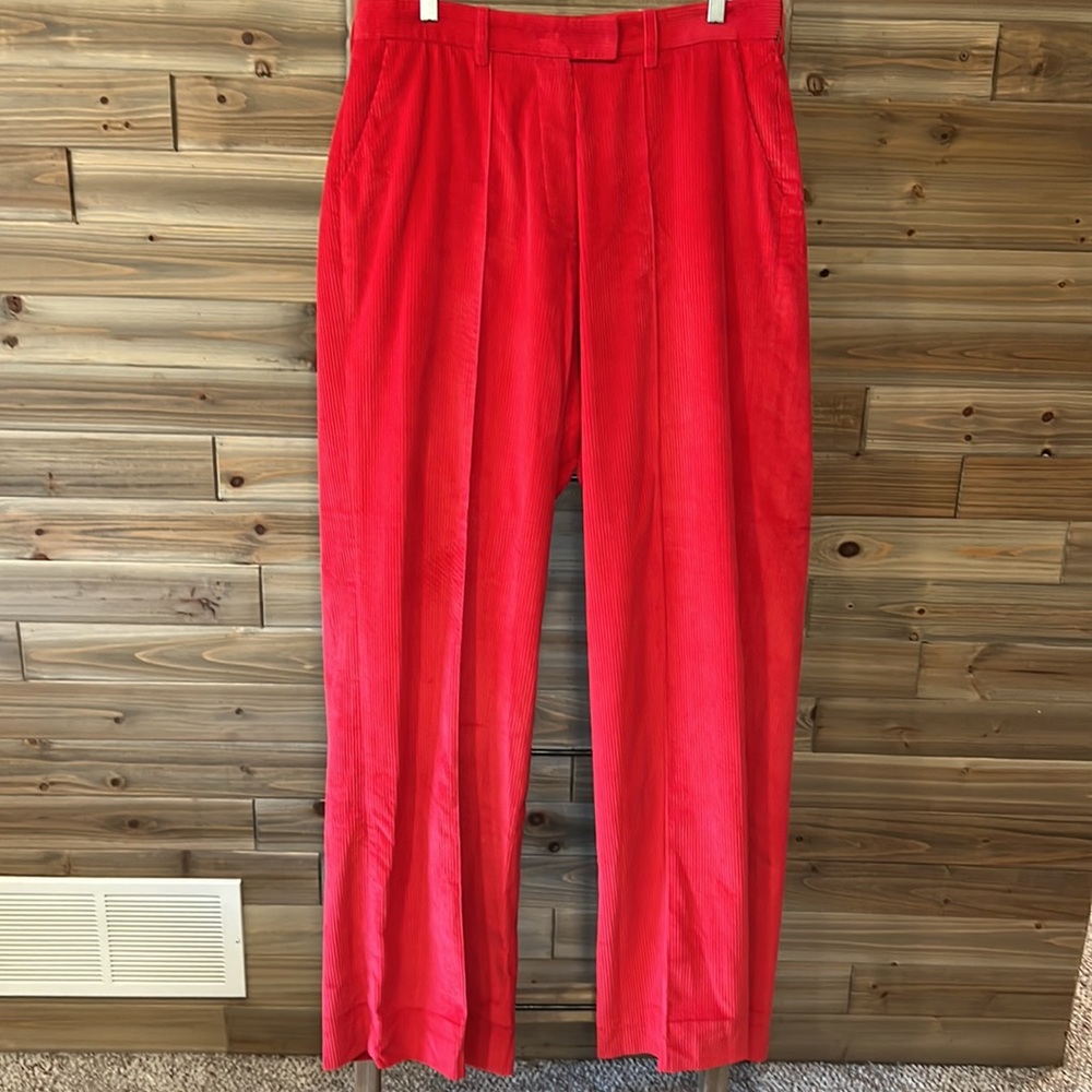 BOUGUESSA Valentina cotton-corduroy wide-leg pants